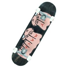 Скейтборд Toy Machine Fists Woodgrain Comp 7.75, 31.5x7.75, черный