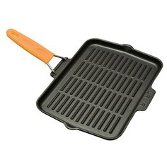 Чугунная сковорода-гриль 21х30 см, черный матовый, Lava LV ECO GT 2130 T20 MAT BL