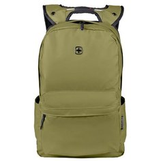 Рюкзак Wenger 14, с водоотталкивающим покрытием, оливковый, 28x22x41 см, 18 л, шт 605034
