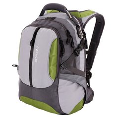 Рюкзак Wenger Large Volume Daypack 15", зелёный/серый, 36х17х50 см, 30 л, шт 15914415
