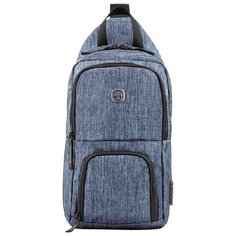 Рюкзак Wenger Urban Contemporary, с одним плечевым ремнем, синий, 19х12х33 см, 8 л, шт 605031