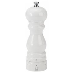 Мельница для соли 18 см деревянная белая лакированная PARIS SELECT Peugeot 27810