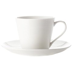 Чашка с блюдцем Evolve без инд.упаковки Casa Domani CD478-DP50611