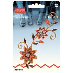 Термоаппликация Цветочная гирлянда с бусинами 125*45мм, Prym. 926330 Prym 926330