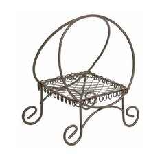 KB4253 Металлическая стойка для корзины, корич. 5*7,5*3*8см Астра Astra & Craft