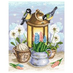 МС-028 Алмазная мозаика Искра весны38*48см Brilliart М.П.Студия