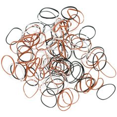 Резинки для волос DEWAL,силиконовые, цветные, mini 100шт/уп DEWAL MR-RES034