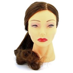 Голова учебная DEWAL"шатенка", протеин.волосы 50-60 см DEWAL MR-FI-2022XL-6