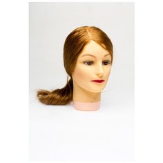 Голова учебная DEWAL"блондинка", натурал.волосы 50-60см DEWAL MR-M-4151XL-407
