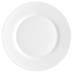 Тарелка обеденная 25 см белая Toledo Bormioli Rocco 400810FN9321990