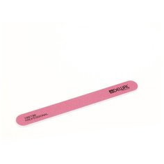 Пилка Dewal серия "NEON" для искусственных ногтей , прямая бледно розовая , 100/180, 18 см DEWAL MR-9101509