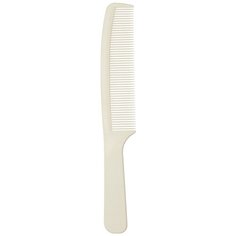 Расческа рабочая DEWAL серия SUPER thin с ручкой, средняя, белая 20,5см DEWAL MR-CF014/1
