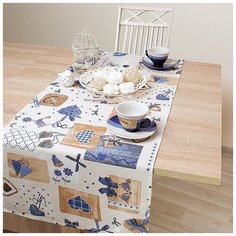 Салфетка-дорожка Nadzejka "Яна", синий