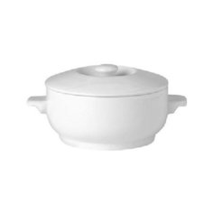 Бульонная чашка «Симплисити Вайт» с крышкой; фарфор; 450мл, Steelite, арт. 1101 0828