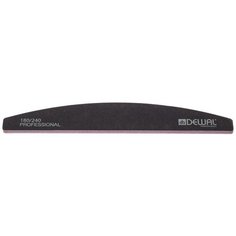 Пилка Dewal "улыбка" черная, 180/240, 18 см DEWAL MR-9100623K