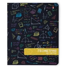 Тетрадь предметная 48Л, серия "яркое настроение" геометрия Альт