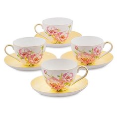 Чайный набор на 4 перс. Пионы (Torino Peony Pavone) JK- 80 113-451458