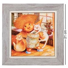 Панно керамическое Цап-царап 15х15 ANG-764 113-503792 Artangels
