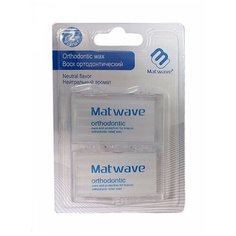 Воск ортодонтический Matwave, нейтральный аромат, 2 шт