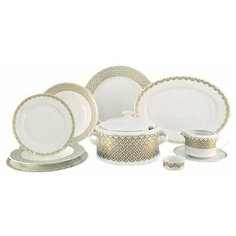 Столовый сервиз на 6 персон 25 предметов Leander "Сабина /Восточное плетение" / 159123