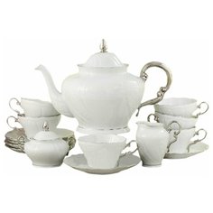 Чайный сервиз на 6 персон 15 предметов Leander "Эла /Отводка платина" / 158512