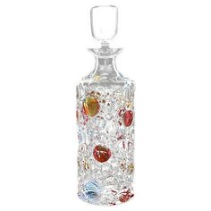 Графин для виски 750 мл Bohemia Jihlava "Lisboa /Цветные шары" хрусталь Йиглава / 208006