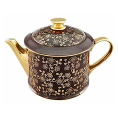 Заварочный чайник 400 мл Leander "Виндзор /Золотые цветы /шоколад" 1 / 158688