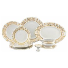 Столовый сервиз на 6 персон 24 предметов без супника Leander "Соната /Золотая элегантность" / 158367