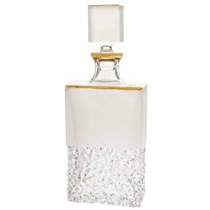 Графин для водки/ликера 1 л Bohemia Jihlava "NICOLETTE" матовый хрусталь Йиглава / 120316