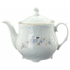 Заварочный чайник 1,1 л Cmielow "Рококо /Голубой цветок" / 061492