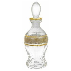 Графин для водки/ликера 400 мл Rona "Цветочный узор на платине" / 018083