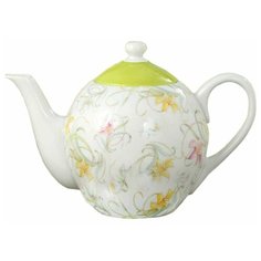 Заварочный чайник 1,4 л Leander "Александра /Нежные лилии /Салатовая" / 158521