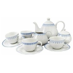 Чайный сервиз на 4 персоны 11 предметов Leander "Hyggelyne /Голубые узоры" / 158497