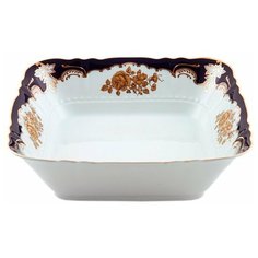 Салатник 25 см квадратный Leander "Соната /Золотая роза /Кобальт" / 158411