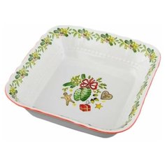 Салатник 17 см квадратный Leander "Мэри-Энн /Новый год" / 157950