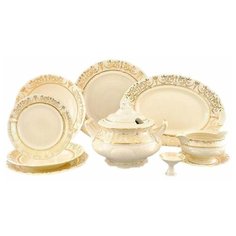 Столовый сервиз на 6 персон 25 предметов Leander "Соната /Золотая элегантность /СК" / 158368