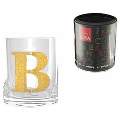 Стакан для виски 390 мл TUBUS Rona "Азбука /Буква "B" / 135879