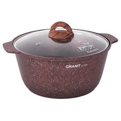 Кастрюля KUKMARA "Granit Ultra" жга51а, объем 5 л.
