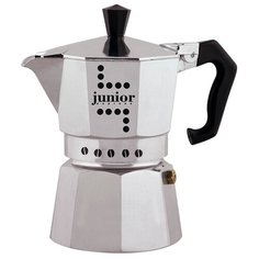 Гейзерная кофеварка Bialetti Junior (3 чашки), серебристый