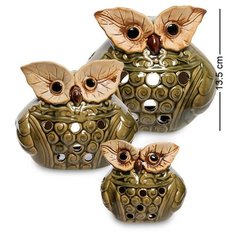 Комплект подсвечников 3 шт. Совы CF-26 113-109564 Art East