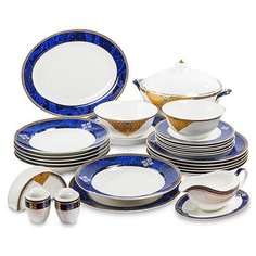Столовый сервиз на 6 перс. Золотой Палермо (Gold Palermo Pavone) JK-196 113-451615