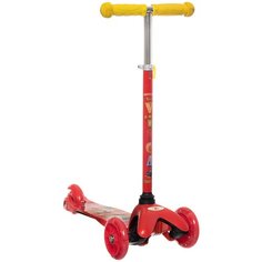 Самокат Vinca Sport Mini со светящимися колесами Cars (red)