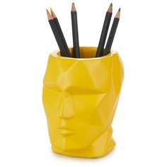 Balvi Подставка для канцелярских принадлежностей The Head желтый