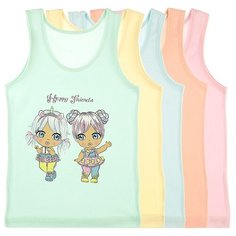 Майка Donella 5 шт., размер 2-3, микс