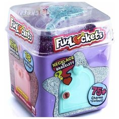 ABtoys Шкатулка с секретами Funlockets, 18 сюрпризов (фиолетовая)