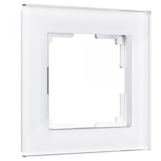 W0011101/ Werkel Рамка на 1 пост Favorit (белый,стекло) Веркель