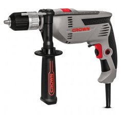 Дрель ударная 750Вт, БЗП13мм, 0-2800/мин, реверс, 1,9кг Crown