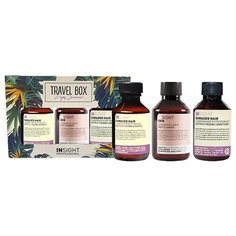 INSIGHT Набор TRAVEL BOX DAMAGED HAIR (шампунь и кондиционер 100 мл + гель для тела 100 мл)