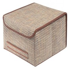 CASY HOME коробка для хранения с крышкой 30х30х24см бежевый ВО-072