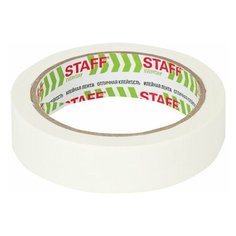 Клейкая лента (скотч) малярная крепированная Staff (25мм x 25м) 12шт. (229058)